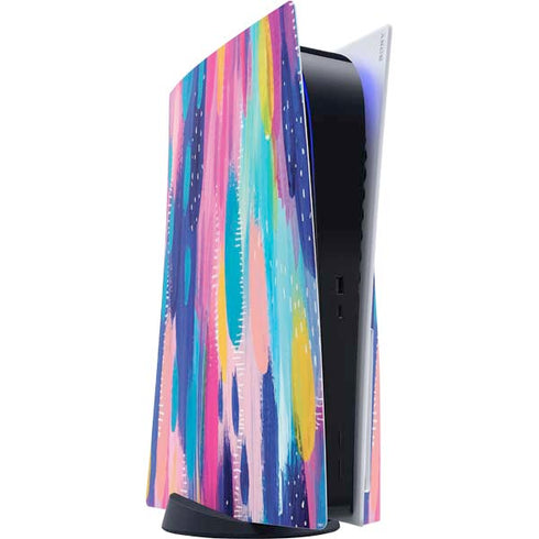 Pink Sparkle Brush Stroke by Etta Vee PlayStation PS5 Skins